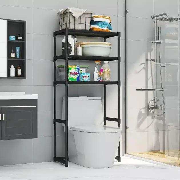 Підлоговий стелаж для встановлення над пральною машиною 72х25х155 см