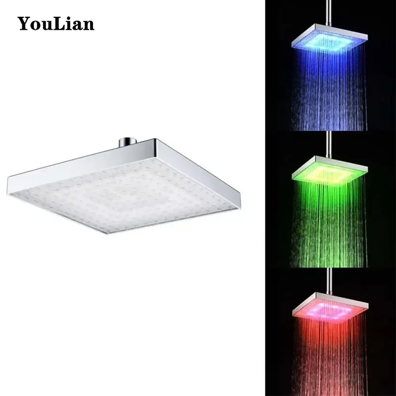 Насадка для душу з LED підсвічуванням RGB LED SHOWER Світлодіодна Лійка