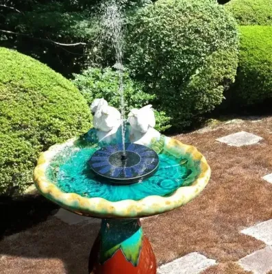 Фонтан на сонячній панелі 130 мм макс. висота до 60 см