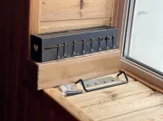 Настінна багатофункціональна стійка для зберігання кухонного приладдя 30 см