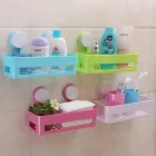 Настінна підставка для мила губки шампуні на присосках LY-571