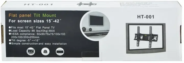 Настінне кріплення для телевізора (кронштейн) 15-42" HT-001