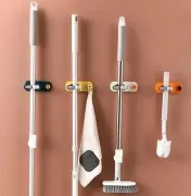 Настінний тримач для швабр регульований нековзний