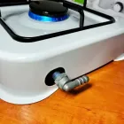 Настільна газова плита на 1 конфорку STARLUX SGS 6001 (біла)