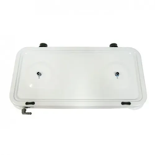 Настільна газова плита на 2 конфорки STARLUX SGS 6002 (біла)