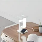 Настільна лампа SHS 2238 світлодіодна з 2*USB та бездротовою зарядкою 10W