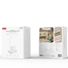 Настільна LED лампа на акумуляторі бездротова гнучка світлодіодна гнучка на робочий стіл зарядка від USB