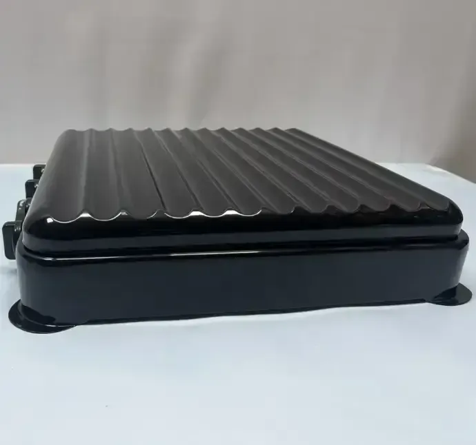 Настільна газова плита, плита на 4 конфорки domotec MS6604, чорний