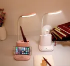 Акумуляторна настільна LED лампа Bionic Desk Lamp c USB виходом, органайзером та підставкою для смартфона