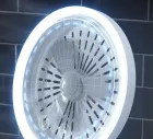 Настільне косметичне дзеркало з LED підсвічуванням та вентилятором Beauty Breeze Mirror