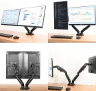 Настільне кріплення для двох моніторів (кронштейн) 17"-30" NB F160