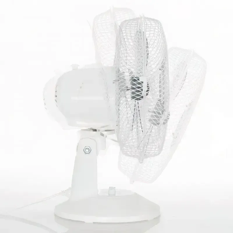 Настільний універсальний електричний вентилятор Wimpex WX-901 TF із захисними ґратами та підставкою