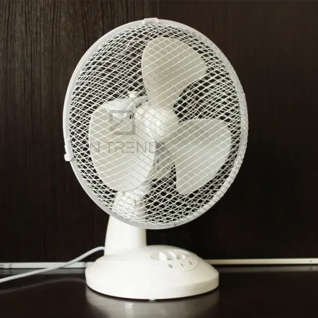 Настільний універсальний електричний вентилятор Wimpex WX-901 TF із захисними ґратами та підставкою