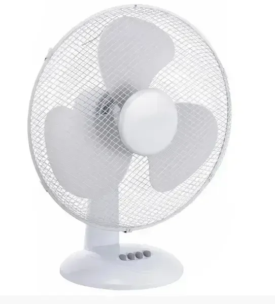 Настільний універсальний електричний вентилятор Wimpex WX-901 TF із захисними ґратами та підставкою