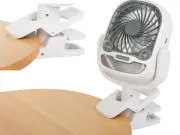 Настільний вентилятор, зволожувач повітря з роз'ємом, USB RGB 2в1