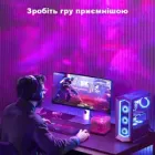 Нічний куб проектор північного сяйва RGB Настільна лампа 4 кольорів. Проекція водяної хвилі. LED світильник від USB