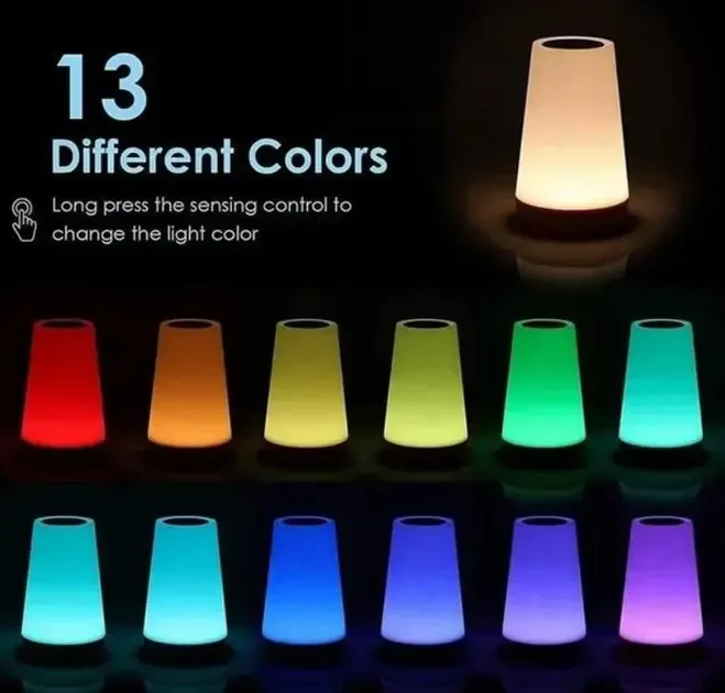 Нічник настільний світильник для дому акумуляторний Pat light HA-114 з пультом