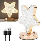 Нічник світильник 3 режими настільна кришталева лампа у формі зірки Creatice Table Lamp