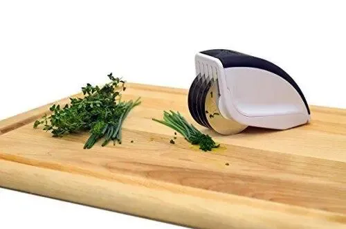 Ніж для нарізки 3 в 1 Rolling Mincer w-53 та Tenderizer з часниковим пресом овочерізка
