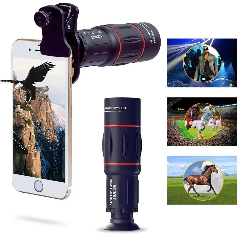 Об'єктив-телескоп для мобільного телефону 8х (мобільний телескоп)