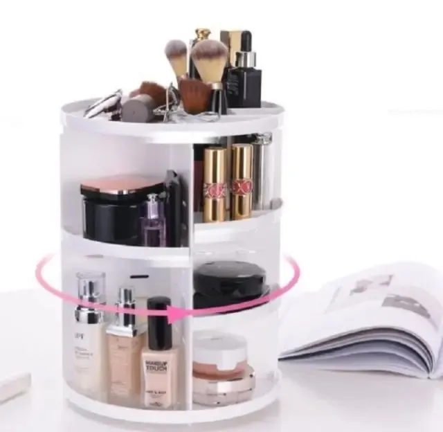 Органайзер для косметики 360 ° Rotation Cosmetic Organizer - Білий