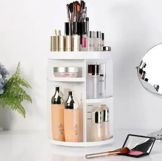 Органайзер для косметики 360 ° Rotation Cosmetic Organizer - Білий