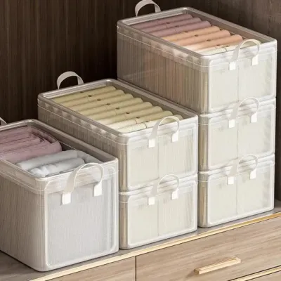 Органайзер для одягу прозорий (47?28?20см), XL-979 / Коробка для зберігання речей / Коробка-органайзер