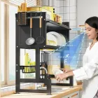 Органайзер для сушіння посуду з шафкою метал NEW (65см)