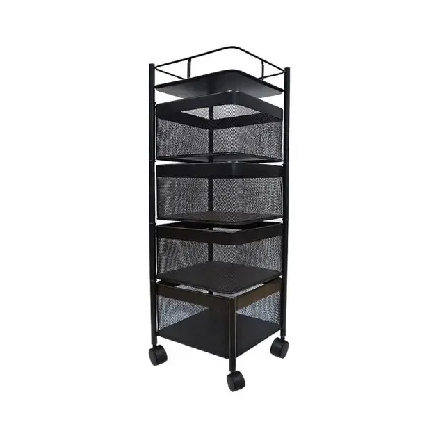 Органайзер кухонний з полицями, що обертаються Vegetable Rack для зберігання овочів і фруктів