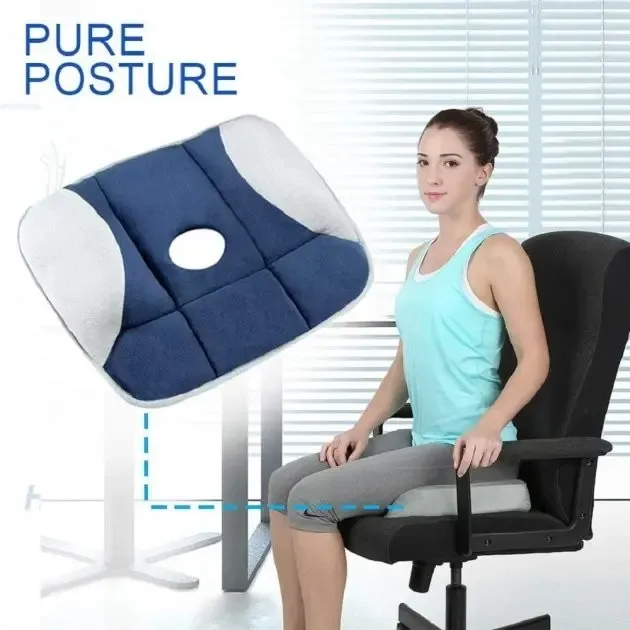 Ортопедична подушка для розвантаження хребта / Подушка для сидіння Pure Posture