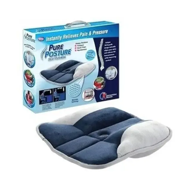 Ортопедична подушка для розвантаження хребта / Подушка для сидіння Pure Posture