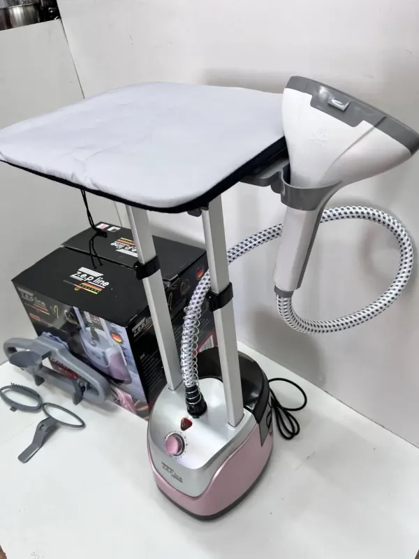 Рожевий Відпарювач вертикальний для одягу зі стійкою Zepline 3500Вт ZP-131