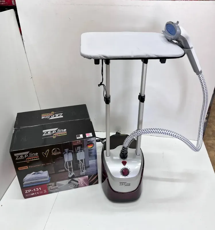 Бузковий Відпарювач вертикальний для одягу зі стійкою Zepline 3500Вт ZP-131