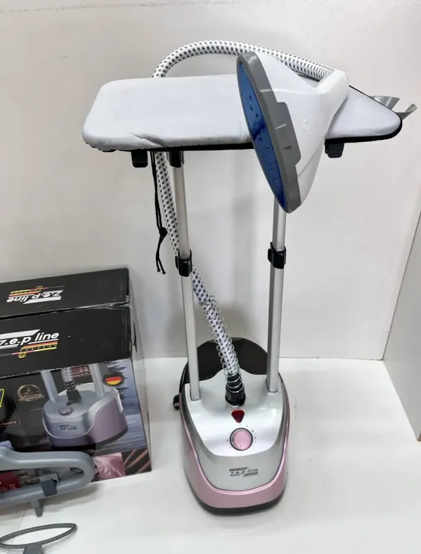 Рожевий Відпарювач вертикальний для одягу зі стійкою Zepline 3500Вт ZP-131