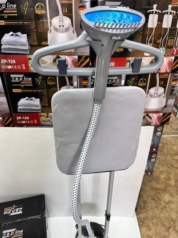 Рожевий Відпарювач вертикальний для одягу зі стійкою Zepline 3500Вт ZP-131