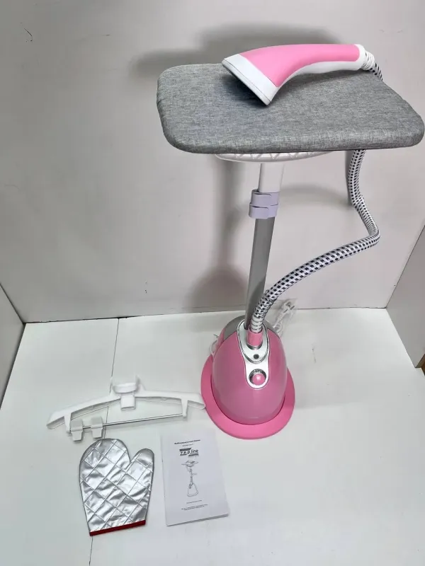 Рожевий Відпарювач вертикальний для одягу зі стійкою Zepline ZP-130 3000W