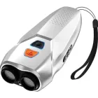 Відлякувач собак Ultrasonic Dog Repeller PU 70 8669 з ліхтариком White ТМ