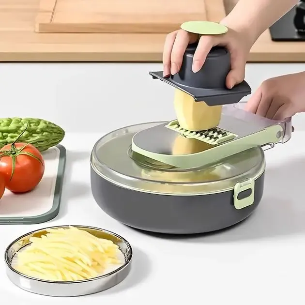 Овочерізка з контейнером Vegetable Cutter 9 в 1
