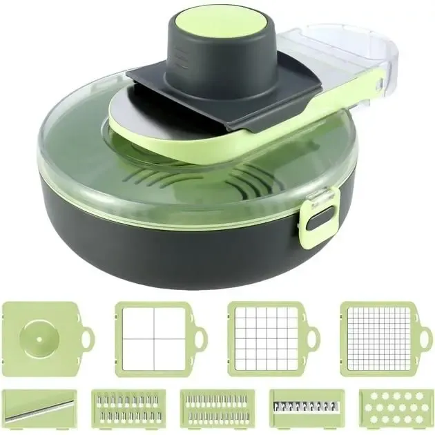 Овочерізка з контейнером Vegetable Cutter 9 в 1