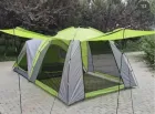 Намет туристичний 6042 з навісом (для 4 осіб + тамбур та москітна сітка)