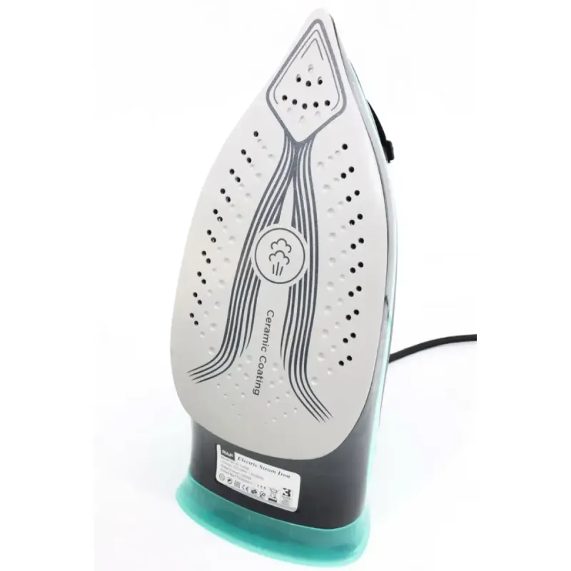 Парова праска RAF R.1250B 2200 Вт з керамічною підошвою, Електрична парова праска