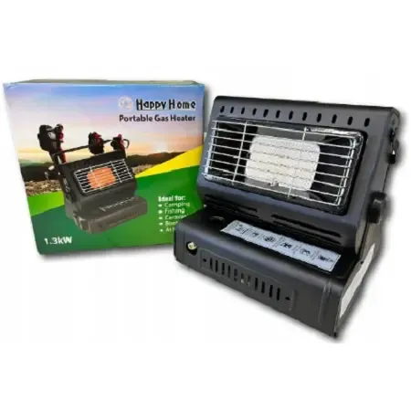 Переносний газовий обігрівач-плитка 2в1 Happy Home