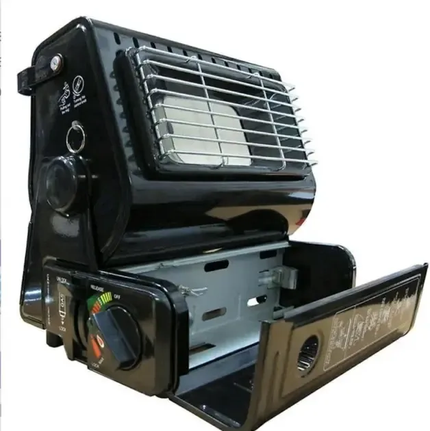 Переносний газовий обігрівач-плитка 2в1 Happy Home