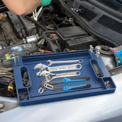 Переносний лоток для інструментів 35,6х23х2,4см, FLEXMAT / Силиконовий органайзер для зберігання інструментів