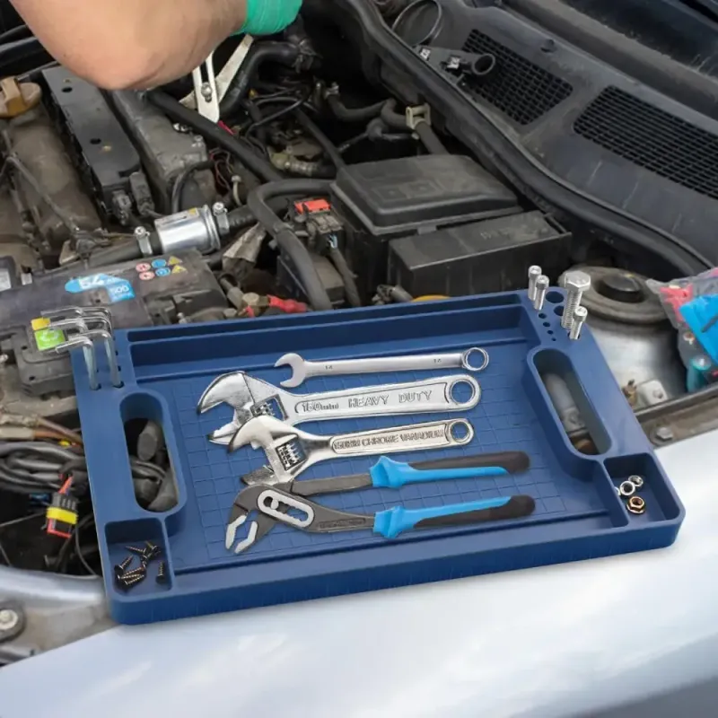 Переносний лоток для інструментів 35,6х23х2,4см, FLEXMAT / Силиконовий органайзер для зберігання інструментів