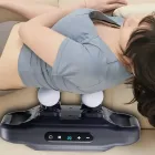 Перкусійний масажер для тіла, 4 головок, від USB, YCY -1601 / Масажер для спини / Вібромасажер