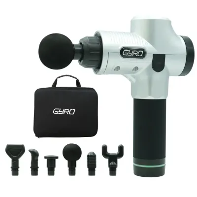 Перкусійний масажер для тіла та м'язів, ручний пістолет GYRO Muscle M7 Gun Massager