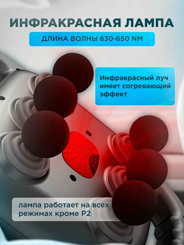 Професійний високочастотний перкусійний масажер для релаксації тіла на 6 головок
