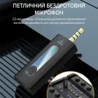 Подвійний бездротовий петличний мікрофон K35 (AUX 3.5mm)