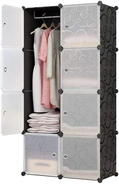 Пластикова шафа Storage Cube Cabinet MP-39-61, 7 секцій